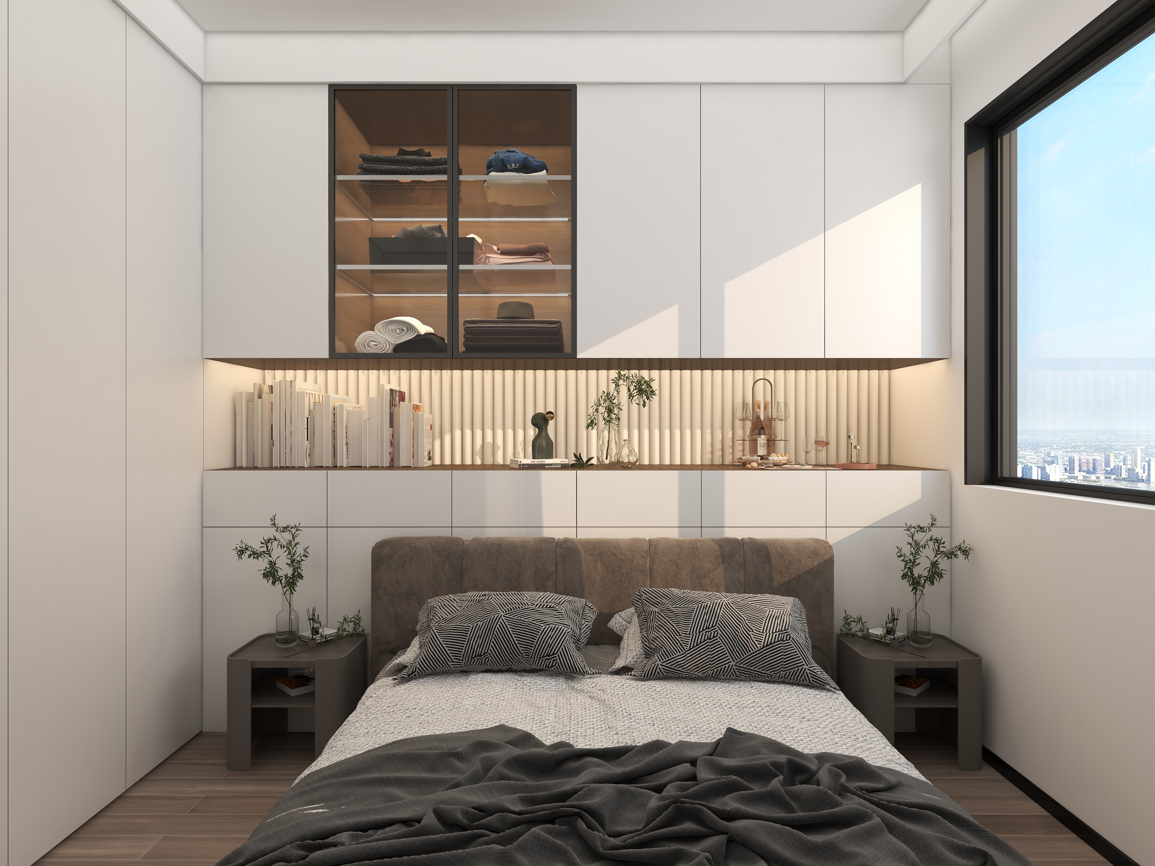 代呼春-现代简约衣柜-装修设计方案