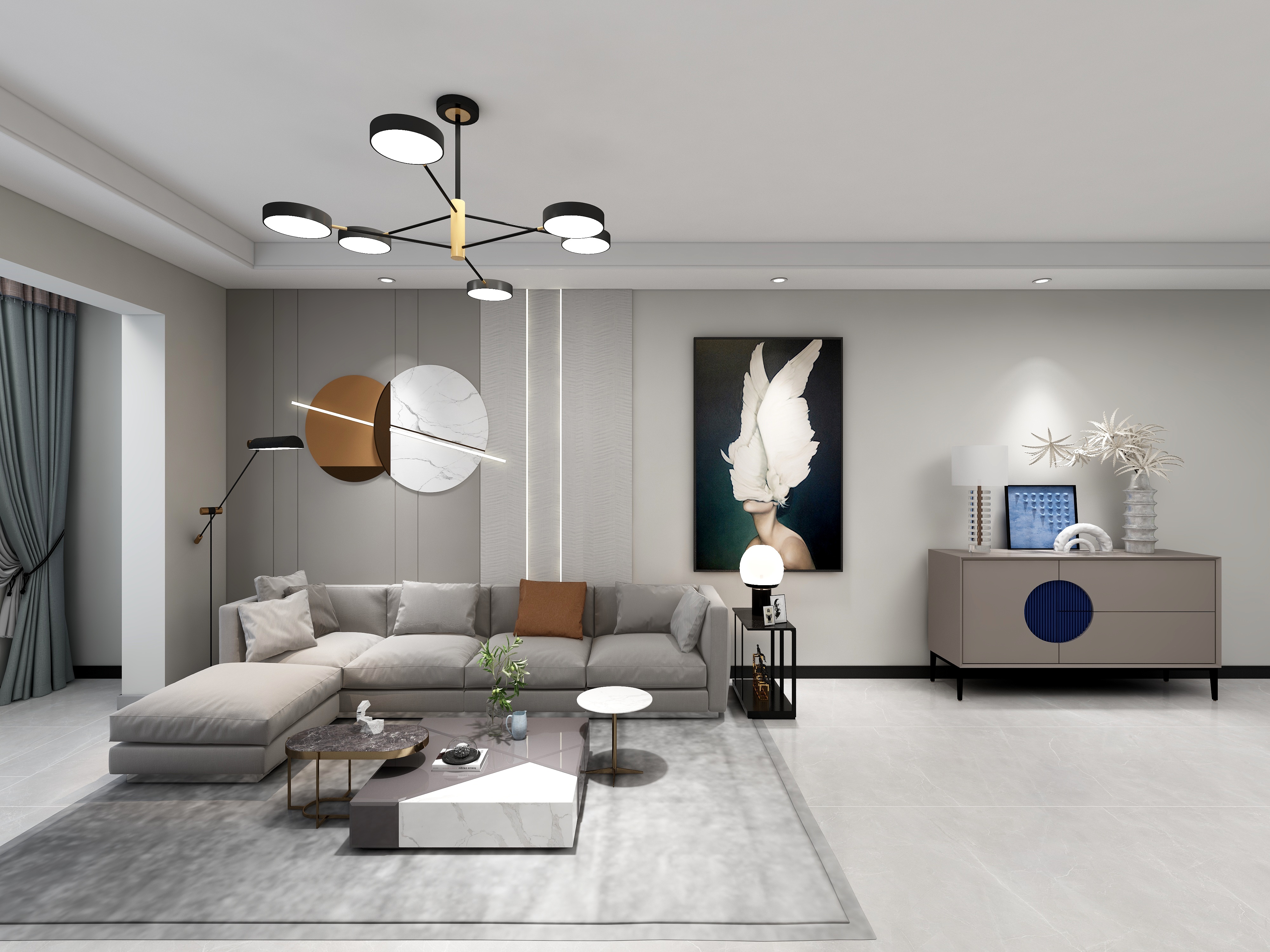 装饰设计小苏-7号湖畔102平样板间-副本-装修设计方案