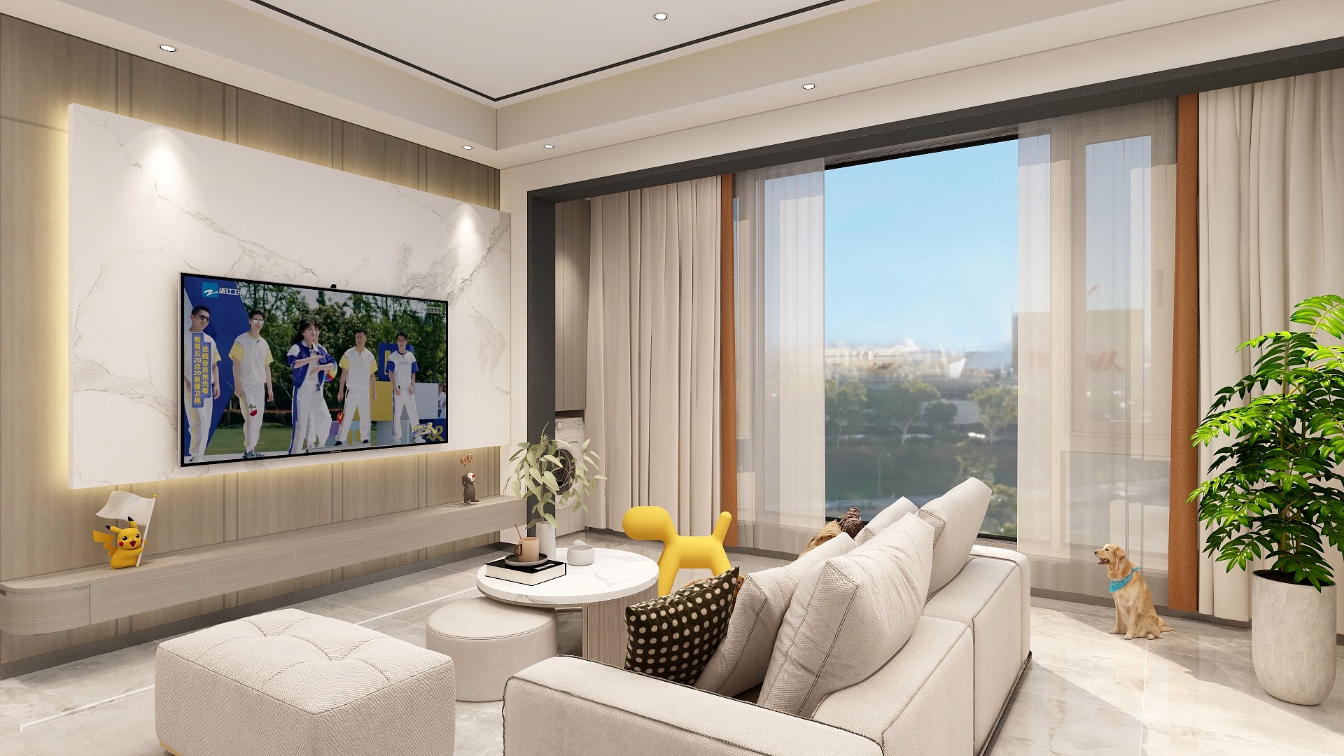 润宇设计-瑞和园89.50㎡B户型3室2厅1卫-装修设计方案