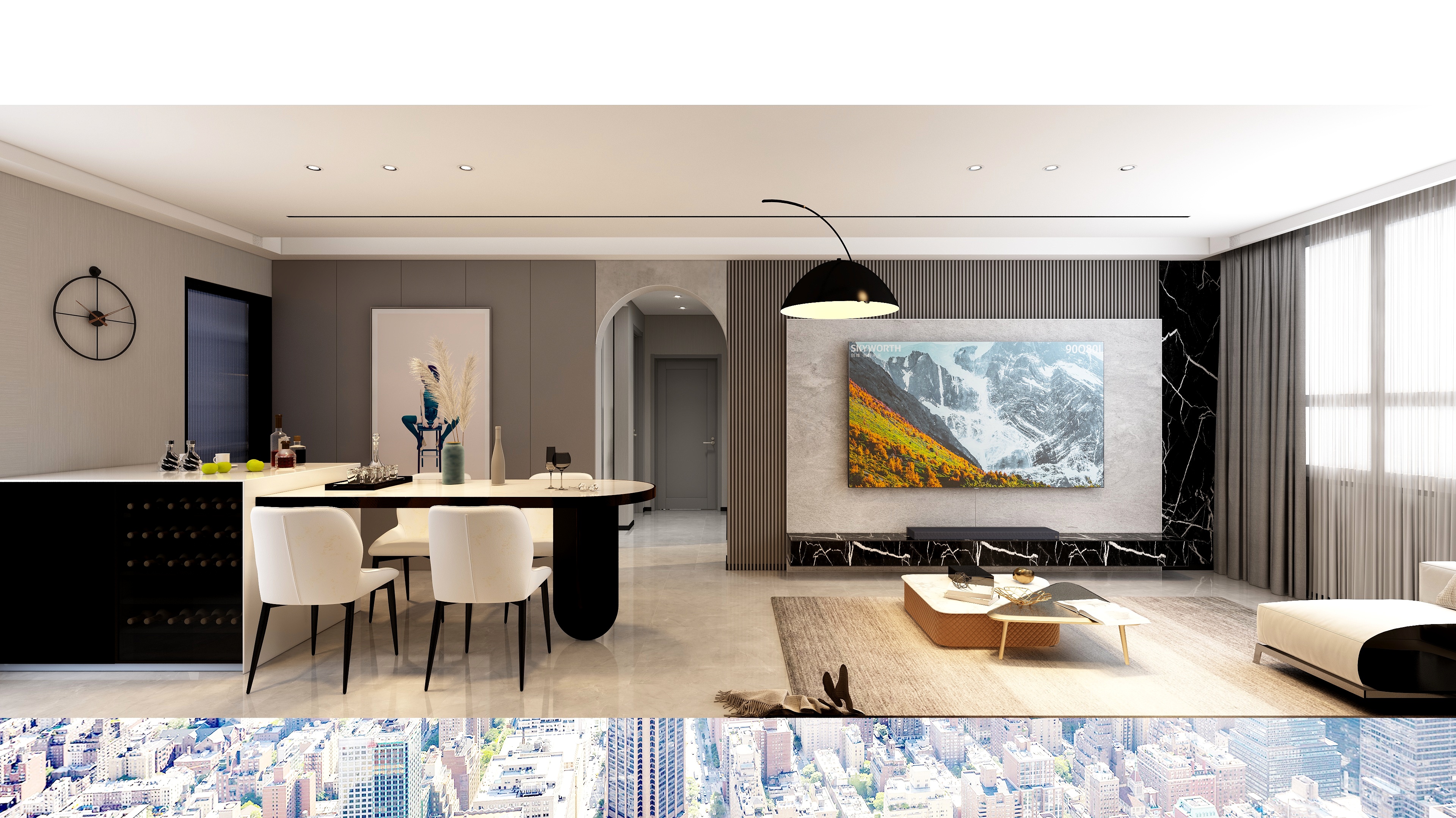 室内设计DG-德泽府张姐家确定效果图-装修设计方案