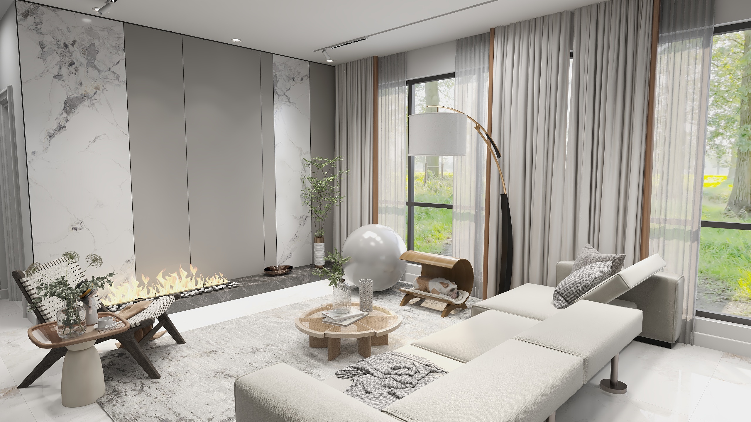 清清墨墨-瑞和园89.50㎡B户型3室2厅1卫-装修设计方案