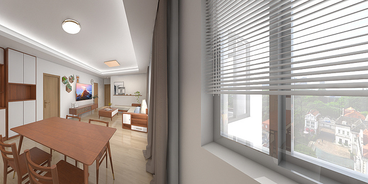 167****5804-瑞和园89.50㎡B户型3室2厅1卫-装修设计方案