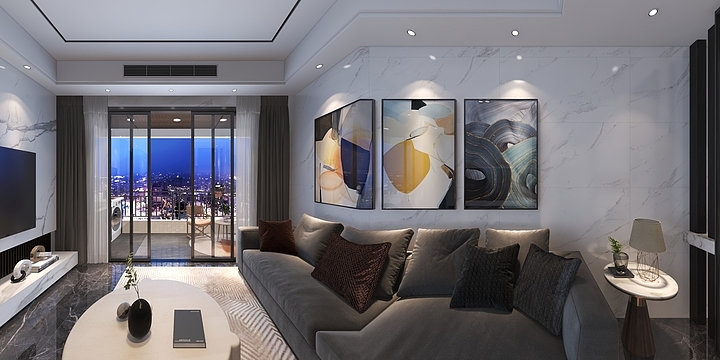 室内设计师01-蓝山半岛91-1502-装修设计方案