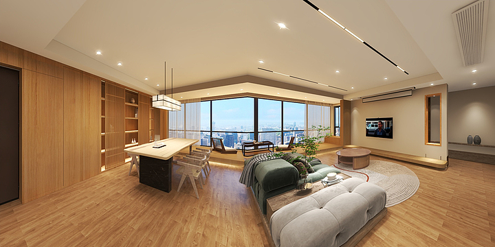 潮汐共存-内江.江山墅-装修设计方案