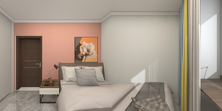 果什么蓝-中朵城106复式现代-装修设计方案