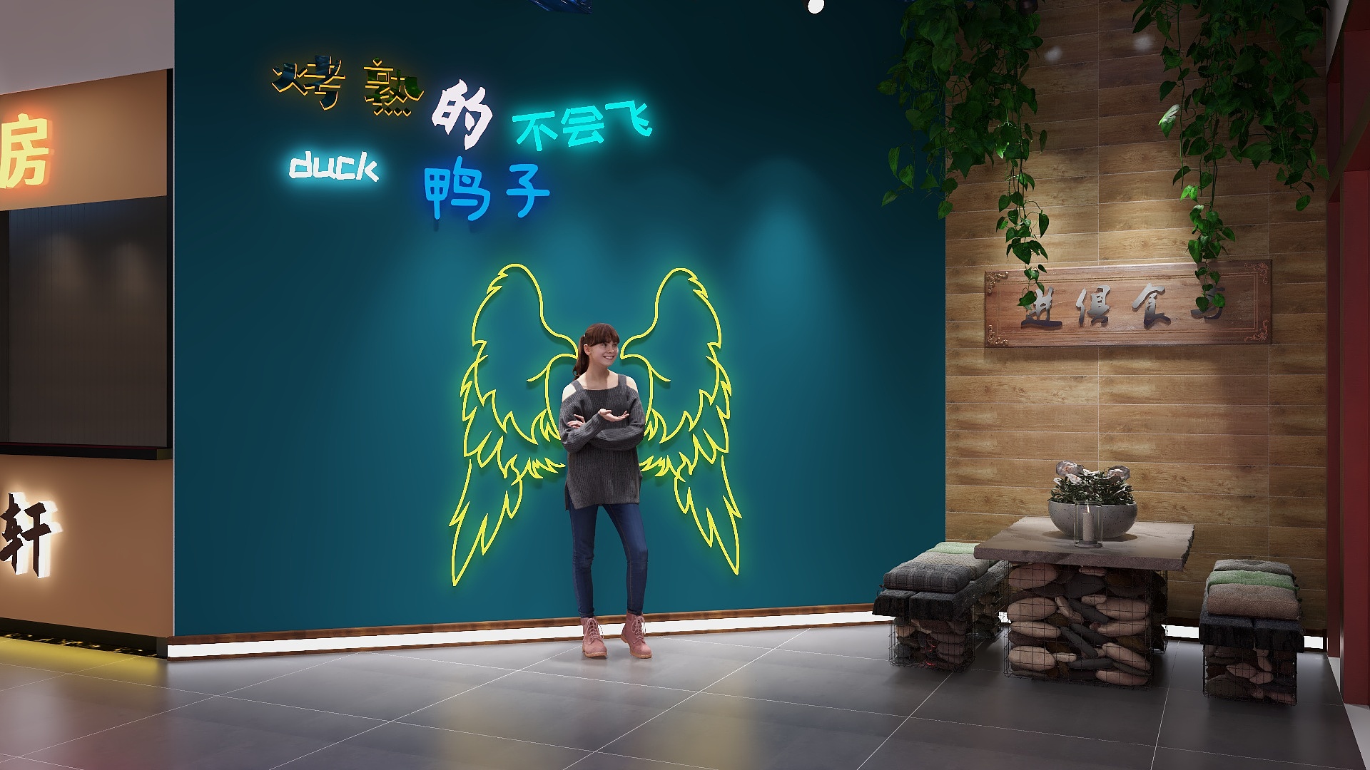 融盛科技-京玖轩烤鸭店.dwg-装修设计方案