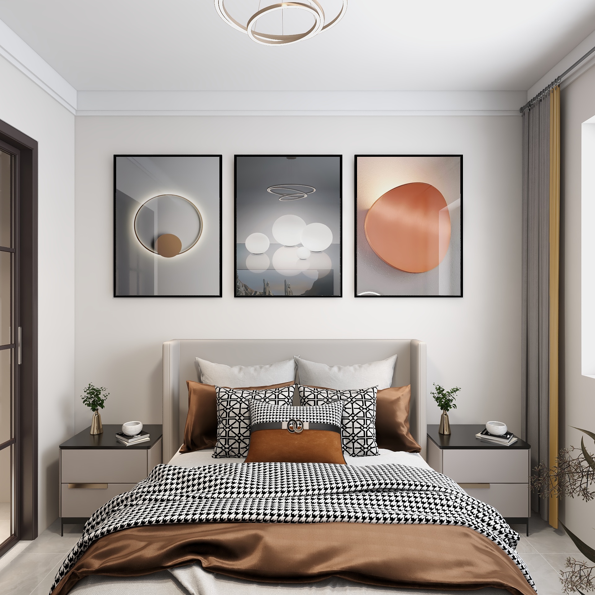 仲夏空间设计-来安里-30号楼现代简约70㎡2室-装修设计方案