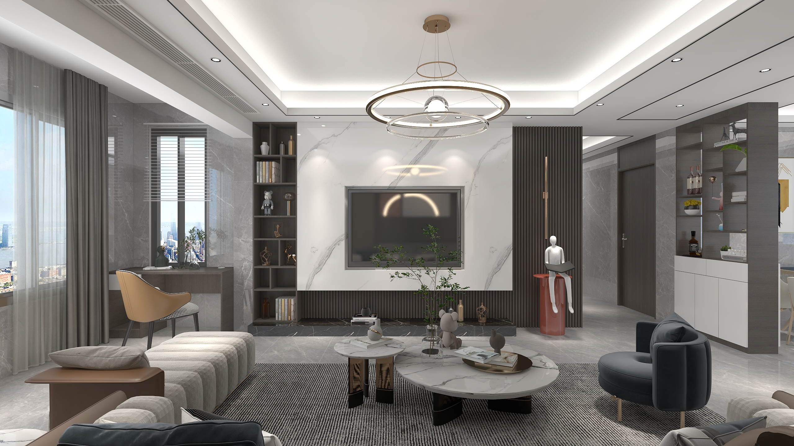 知筑空间设计-皇庭美域-装修设计方案