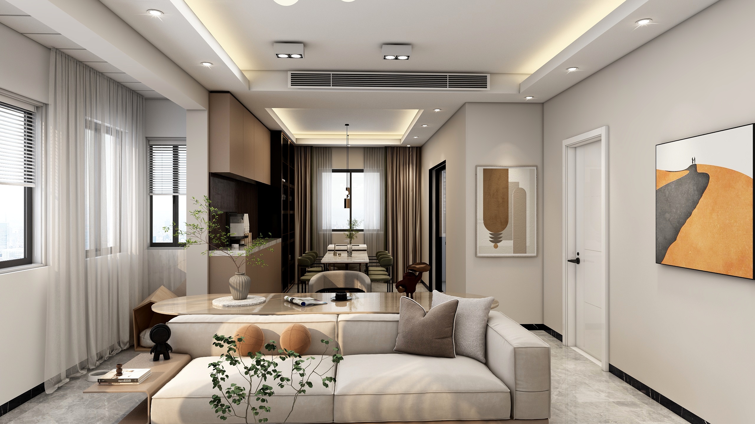 David·衛-瑞和园89.50㎡B户型3室2厅1卫-装修设计方案