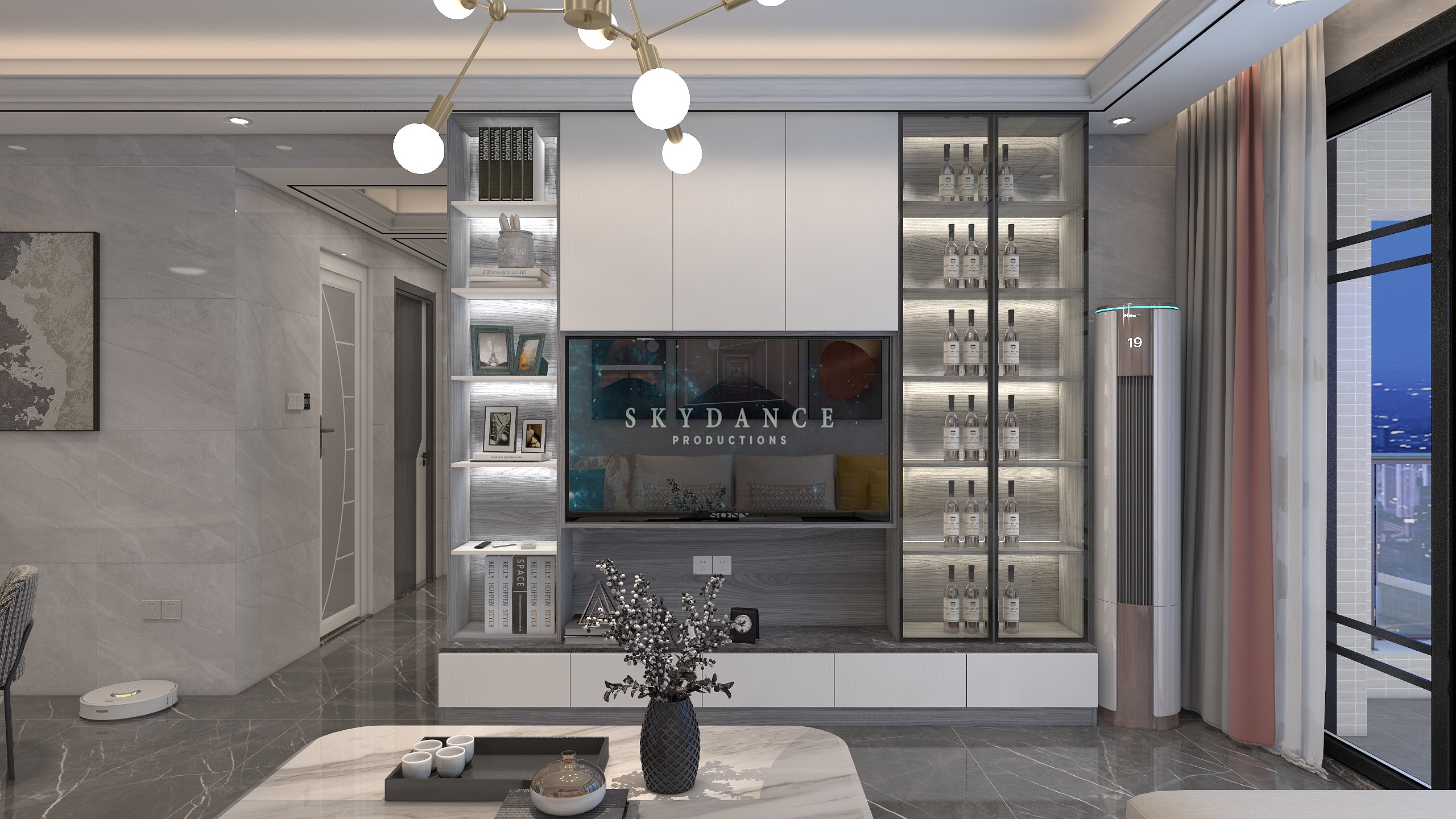 尚百年装饰设计-仲恺花园124平全屋设计方案-装修设计方案