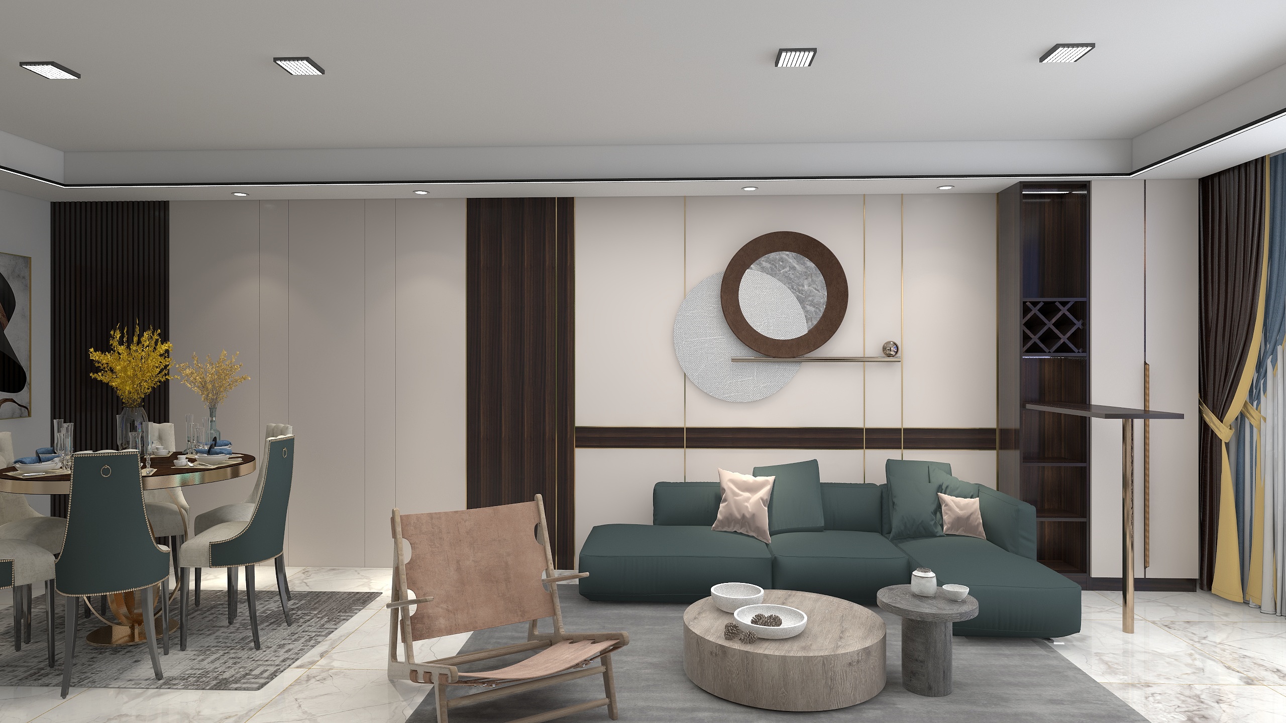 道东之隅Pan-【星月嘉园】130方现代风三居-装修设计方案