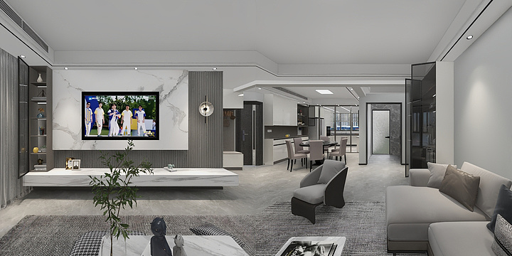 意禾空间设计工作室-南郊家园14-1401-装修设计方案