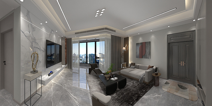 设计师肖作乾-春风十里1-1101-装修设计方案