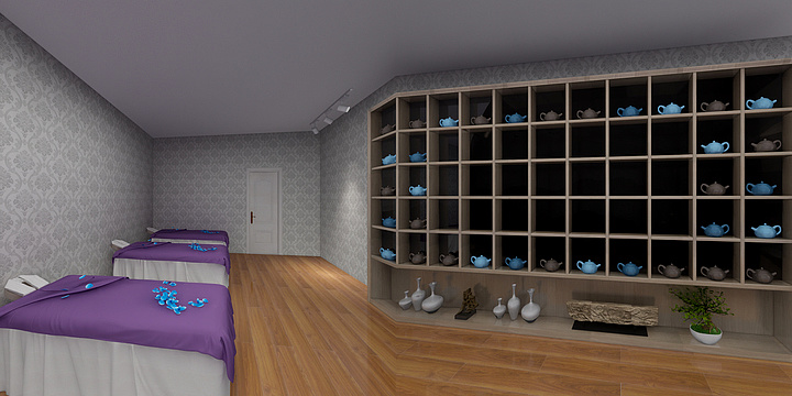 大濱-韩式美容店-装修设计方案