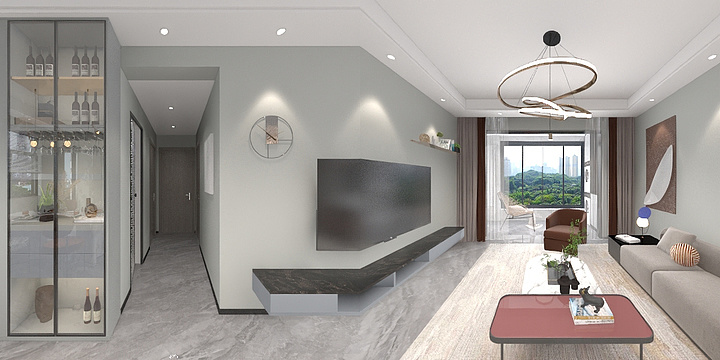 硬装设计师胡工-中恒花园7-01陈小姐雅居-装修设计方案