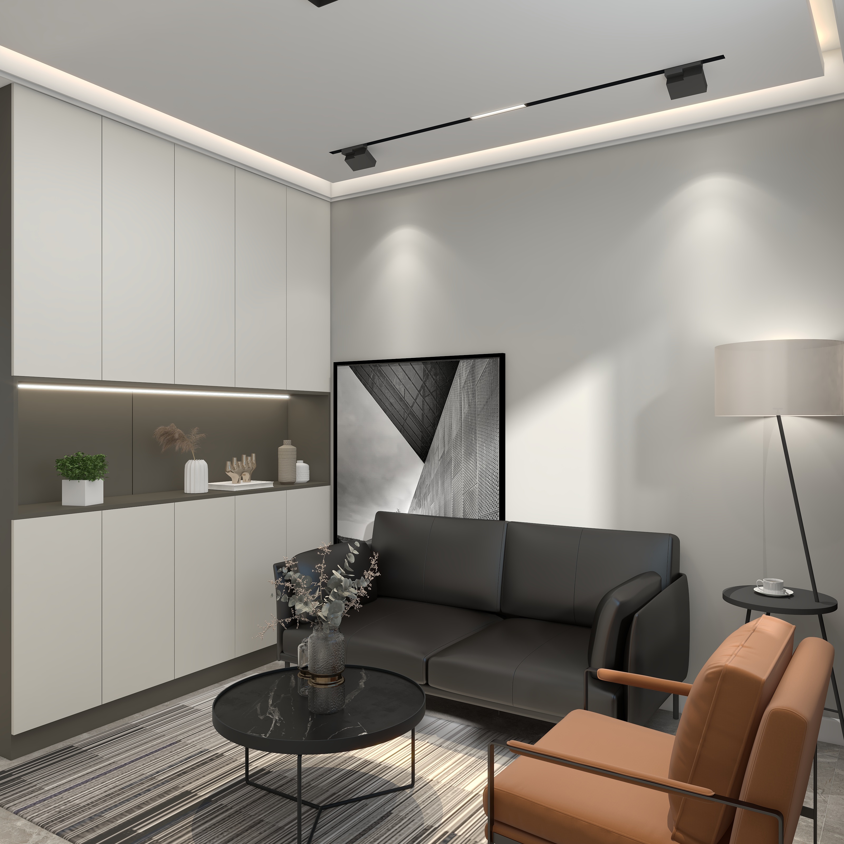 *效果图*-悦天城一居室-装修设计方案