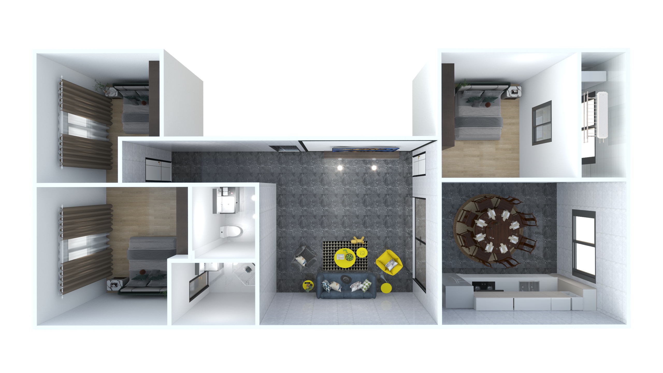 一品建材chen-陈店圣庭公寓后林-装修设计方案
