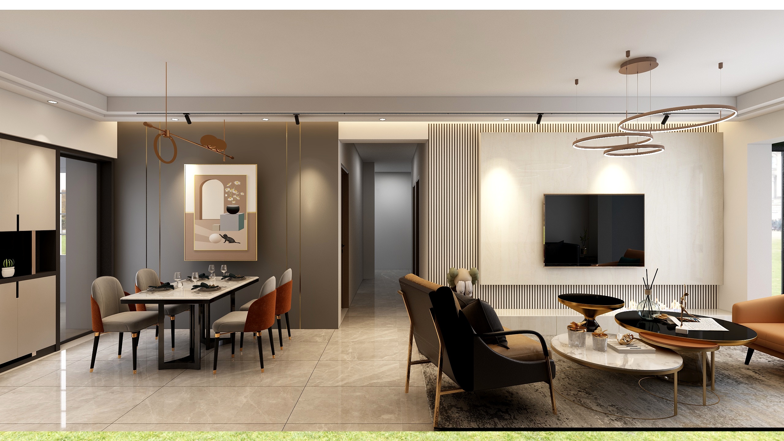 FEoAA-钱隆世家6#2402dwg.dw-过道吊顶-装修设计方案