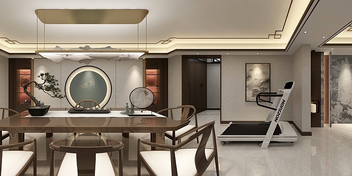 5ffji-家装--新中式别墅-装修设计方案