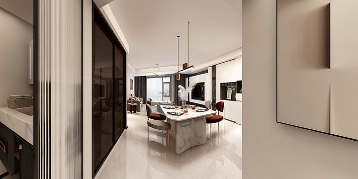 Ms丶liu-【现代轻奢】磁湖御景126-装修设计方案