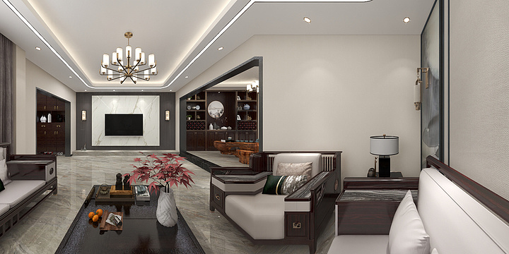 顾汣柌-檀郡16-3地面威尼斯灰-装修设计方案