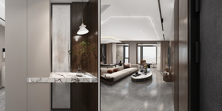 陈晓静-李总143G意式极简-装修设计方案