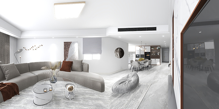 宏达装饰01-广厦铭都-诧寂风格-装修设计方案