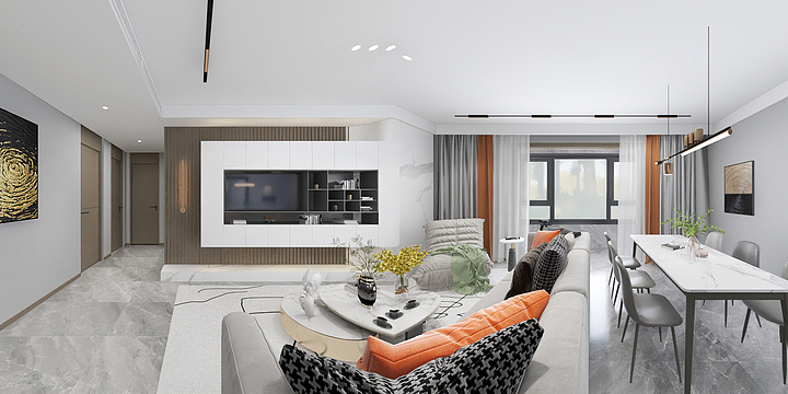 几個几里-圣世圣世1#2-2204-装修设计方案