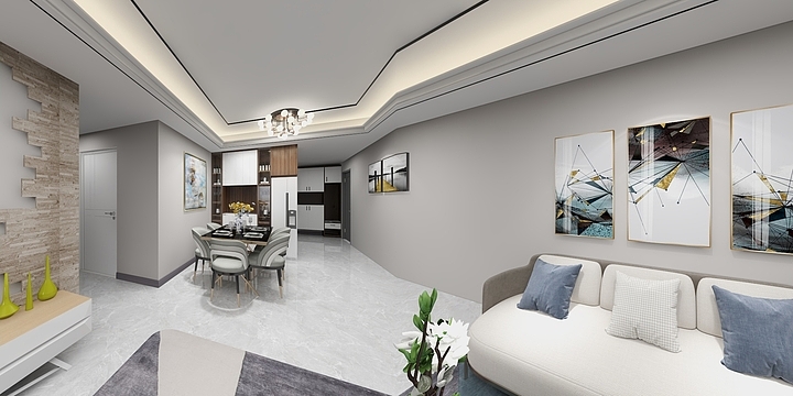 好仁装饰-衡麓花园111平户型图-装修设计方案