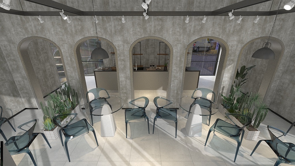 唐科-伦敦咖啡店-装修设计方案