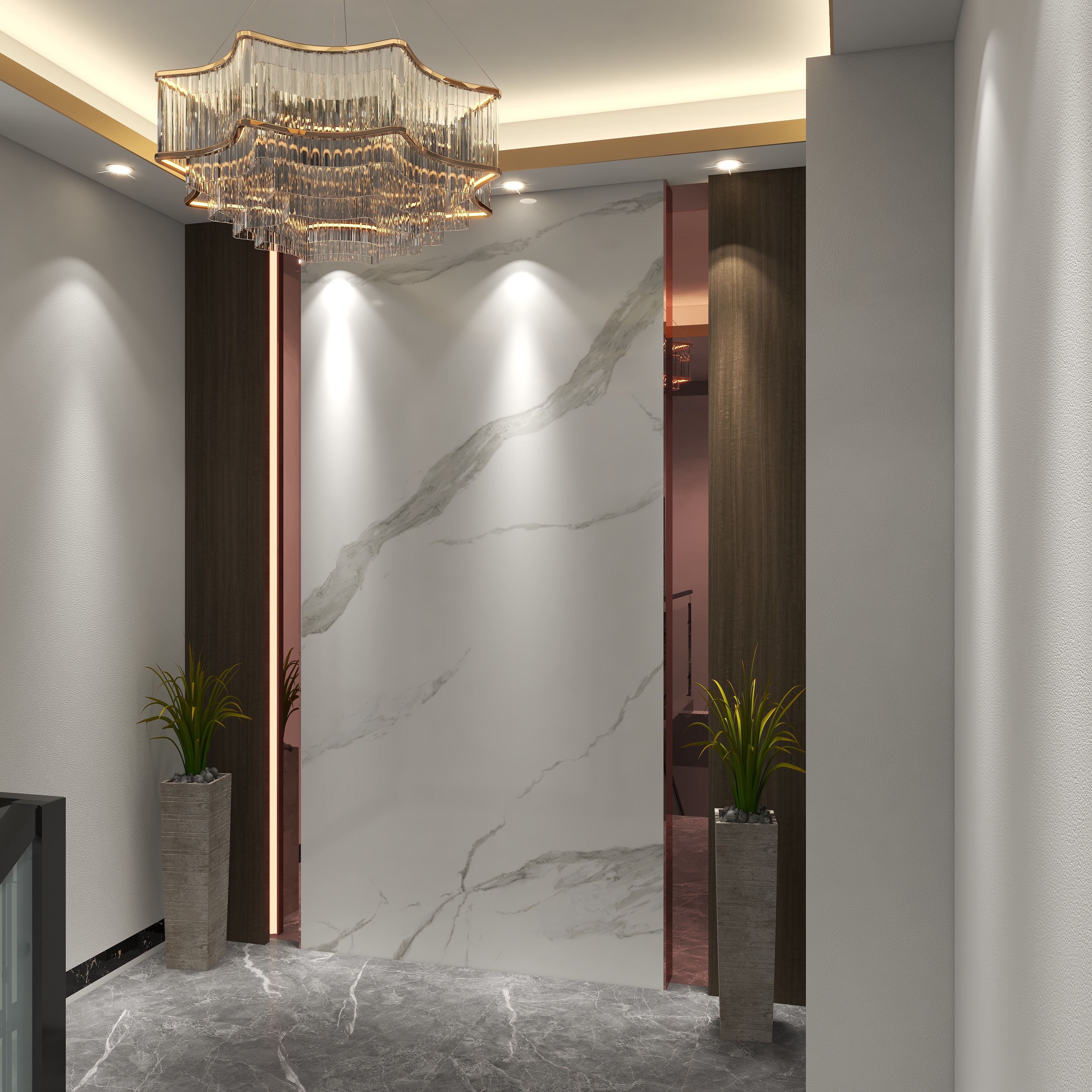 汉墨丹青室内设计-（轻奢）办公室设计-装修设计方案