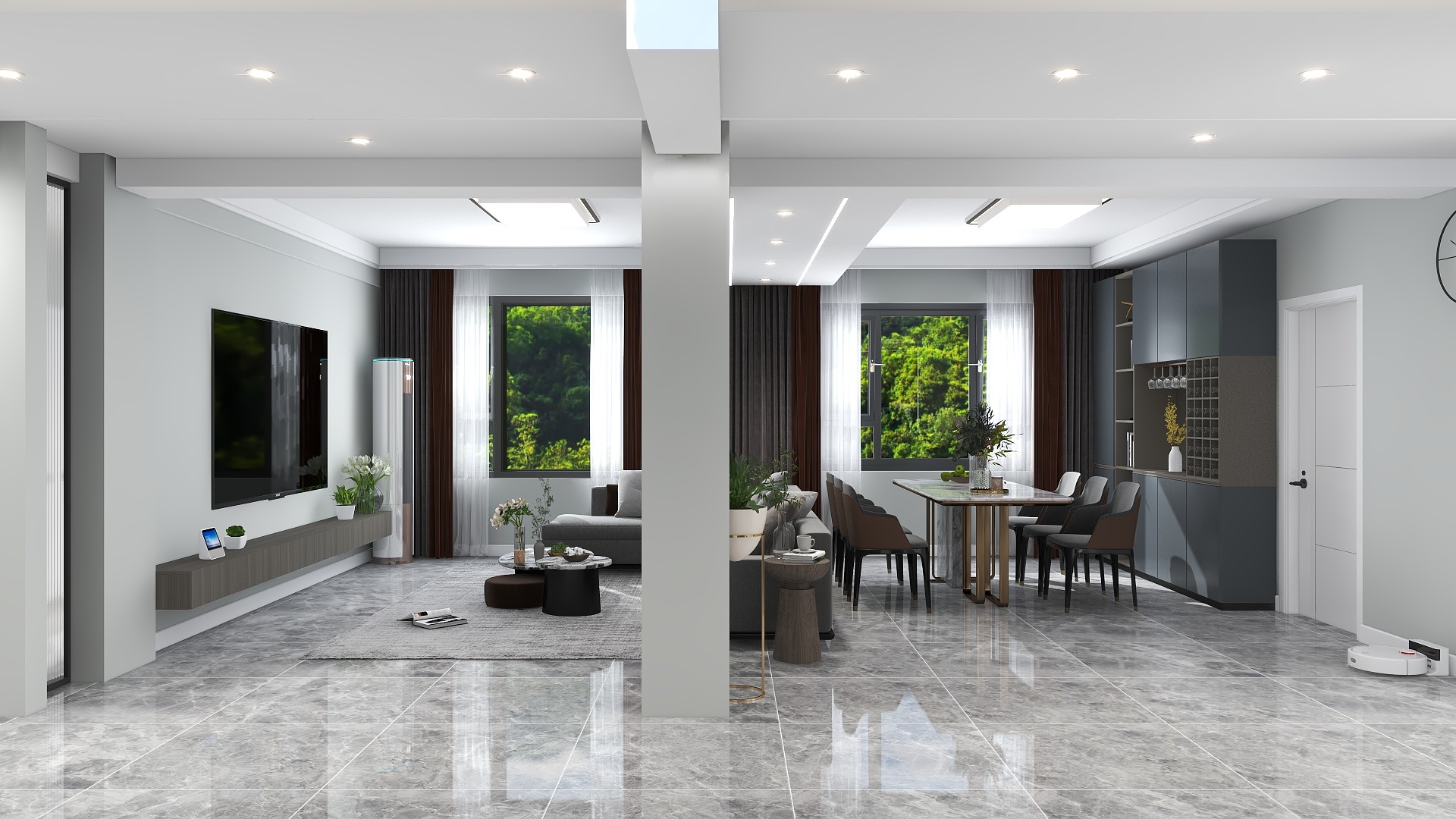 SY敏敏13596935017-YX新城6楼155平现代简约-装修设计方案