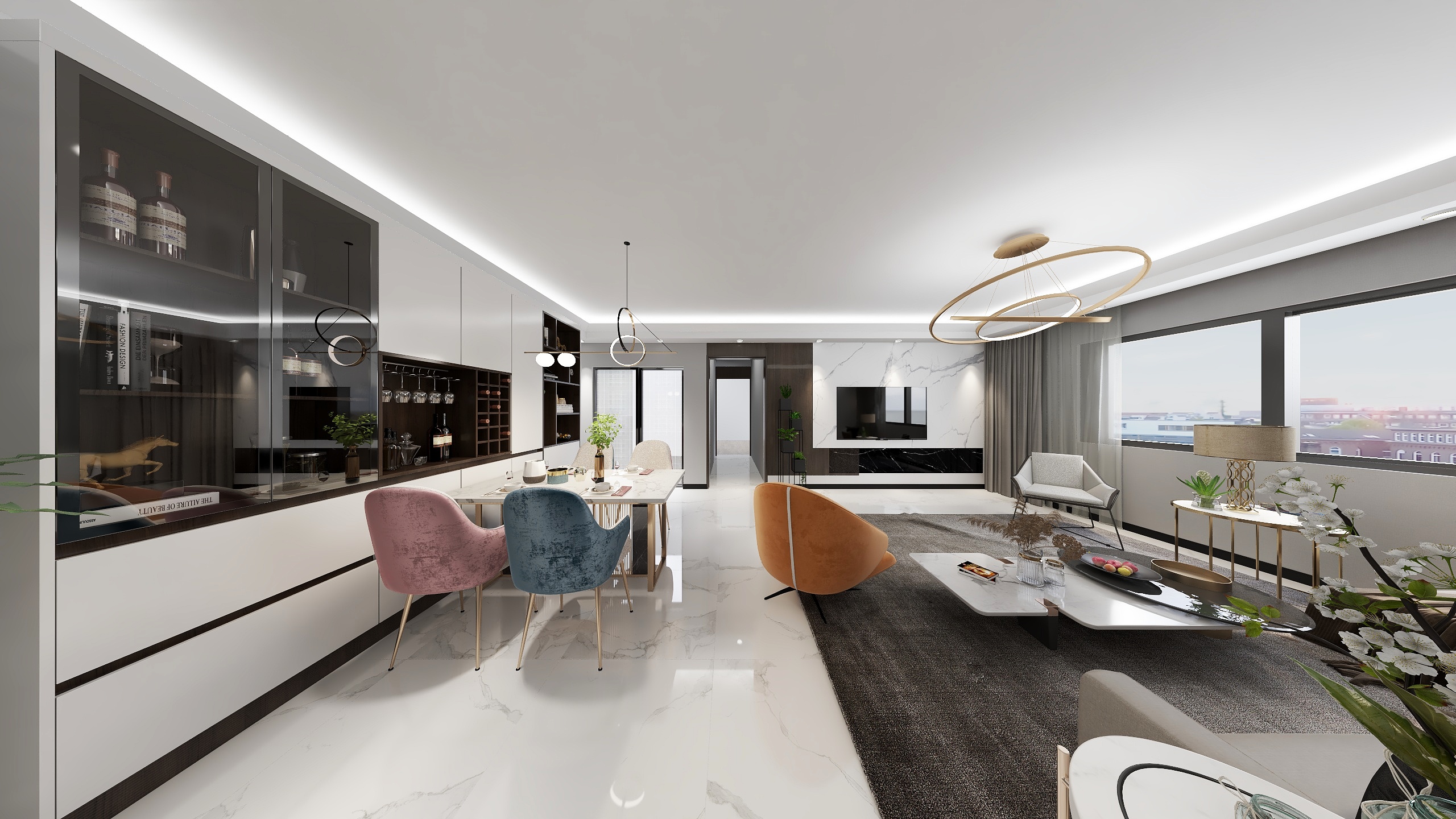 好学的砖头-客餐厅-装修设计方案