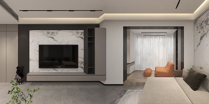 首席设计师刘鑫-现代城.dwg-装修设计方案