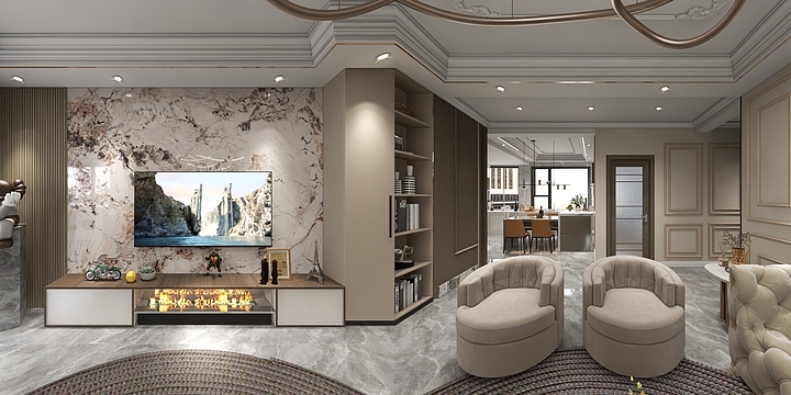 设计师一何雄-金元国际新城-装修设计方案