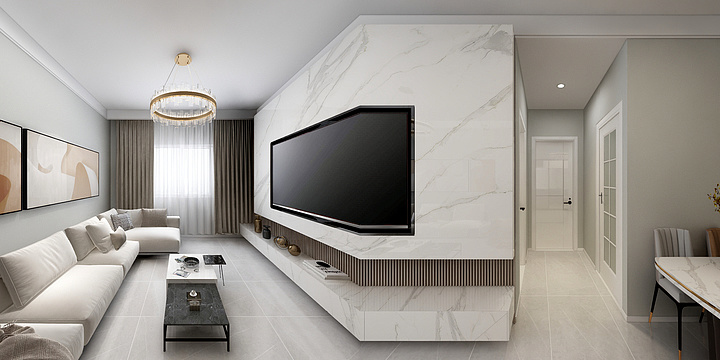 室内设计师董锋-营城子回迁70平.dwg-装修设计方案