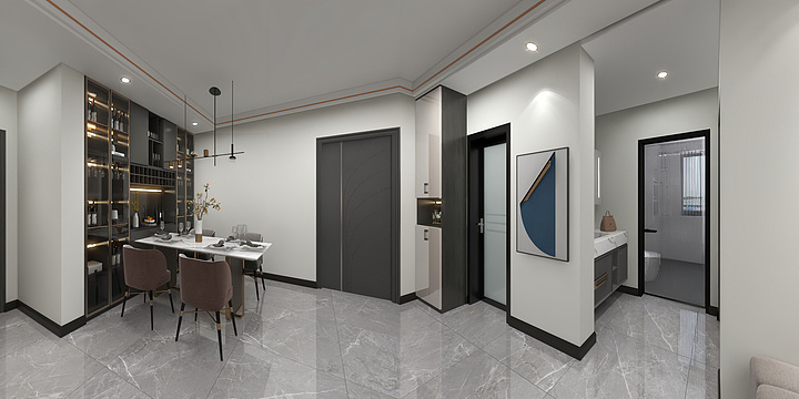 榆林铠顺弘渊装饰-桃李天下102-装修设计方案