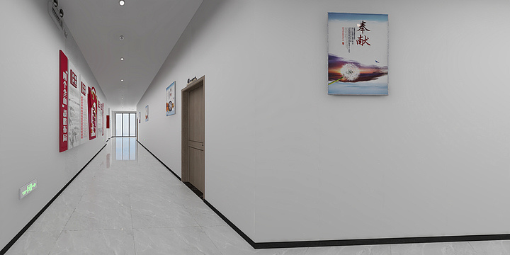 忠煌建设-坪悦酒店三层公共区域-装修设计方案