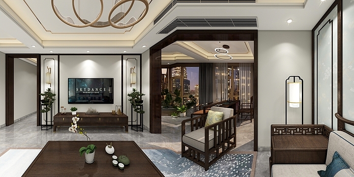 设计师-陈万钢-龙湖悦府-中式-装修设计方案