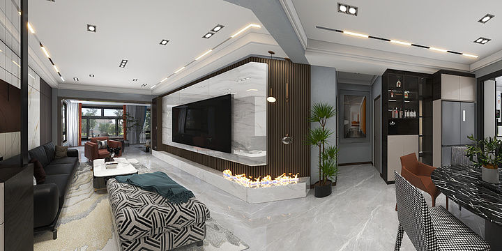 Serenfipity-金沙河畔147㎡轻奢风-装修设计方案