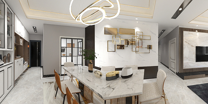 A  阿健℡&sup1;⁵⁹⁷⁶⁵⁶⁵⁵-113方现代三居-复制于灵感库-副本-装修设计方案