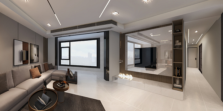 Designer-李--龙悦台127平方第一方案.dwg-装修设计方案