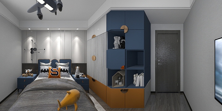 枭羽工作室-万景园901新中式-装修设计方案