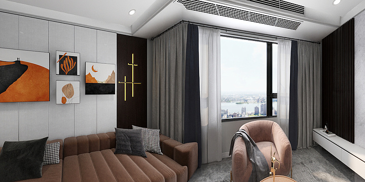 Chrystalluo-金府名门效果图赵-装修设计方案