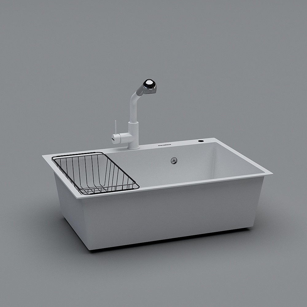 悍高石英石水槽（汪涵代言）3D模型