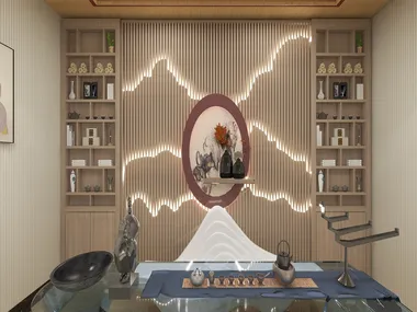 奶莓软糕:revolving_hearts:-茶室+黑龙江农业工程职业学院+赵丹赫装修效果图