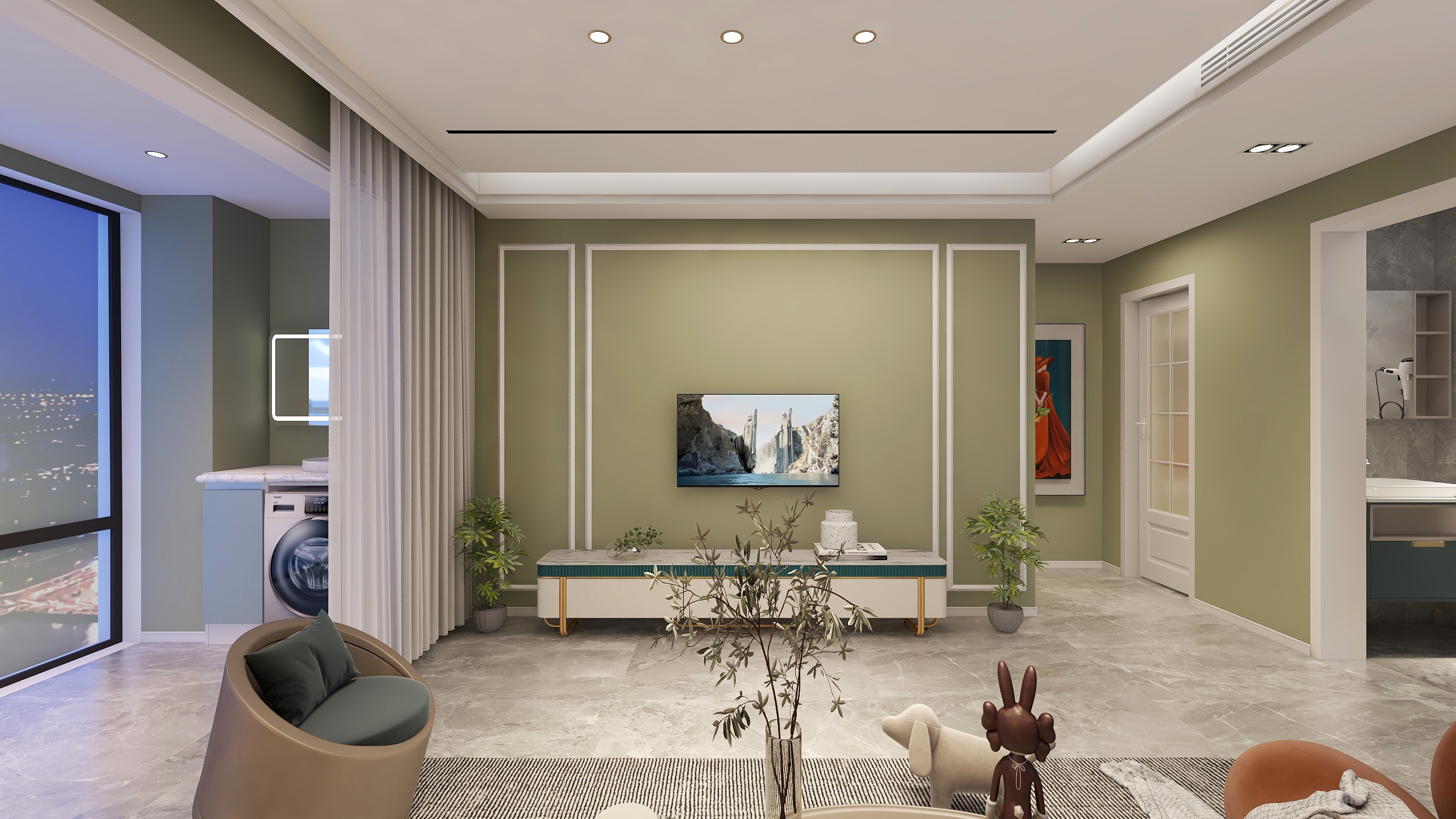 雅庭居全屋定制-早晨阳光-简美装修效果图