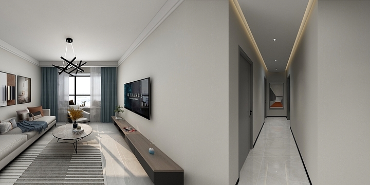 吕叶鹏-星云雅居106㎡胡先生-装修设计方案