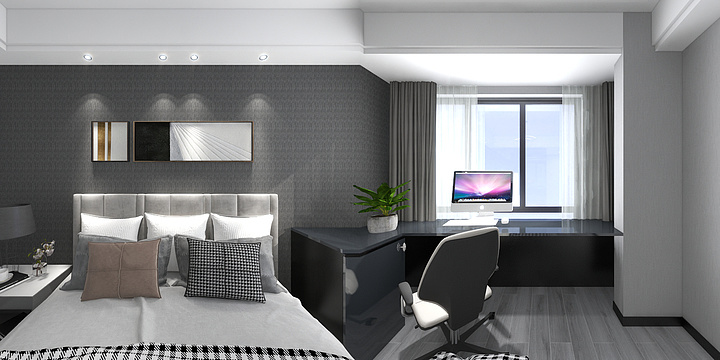 HAmay-北城时代成女士卧室-装修设计方案