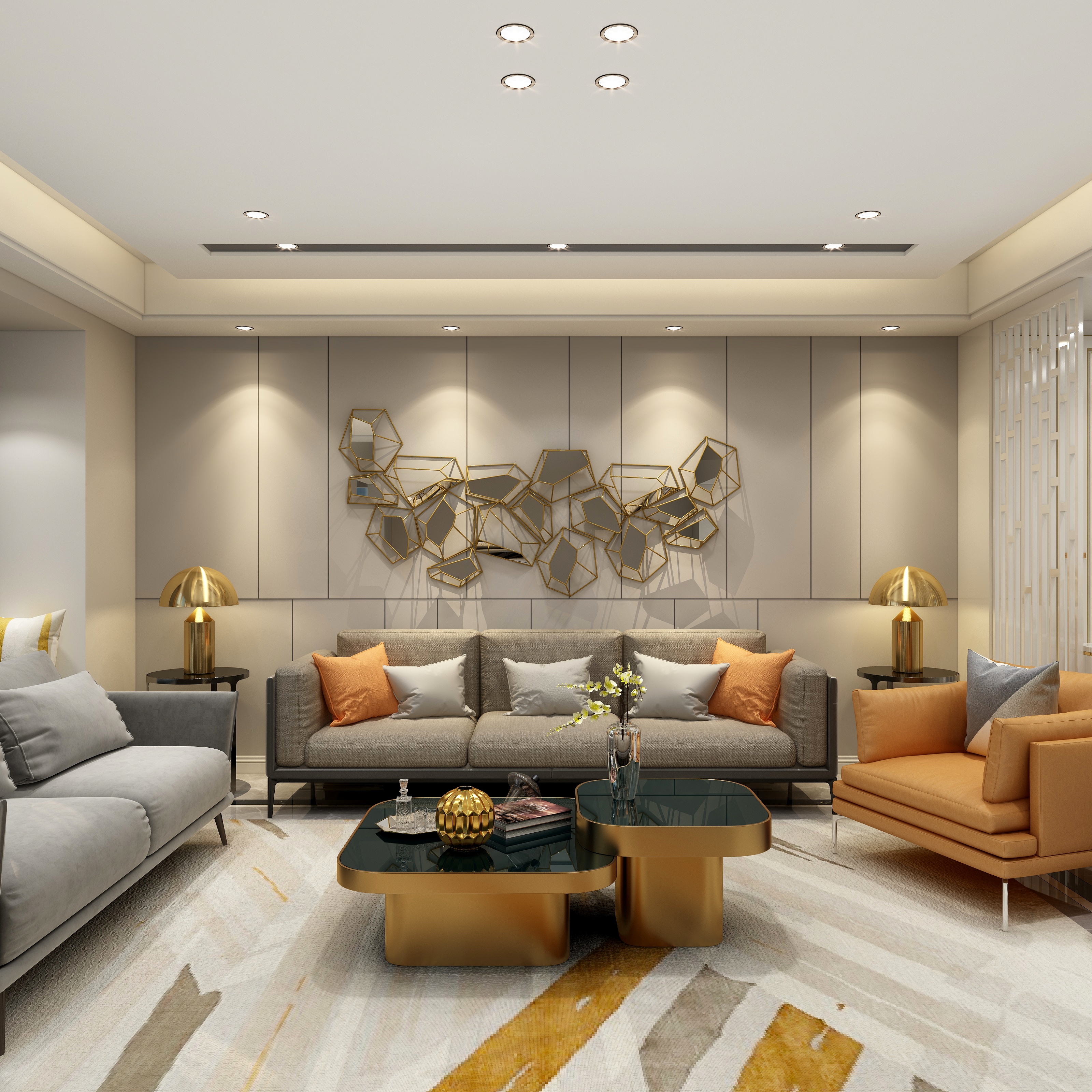 朱亚球-现代轻奢装修效果图